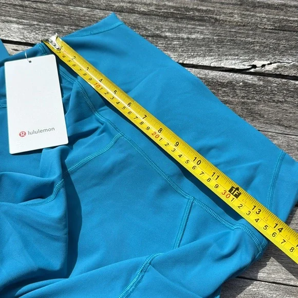 Lululemon Wunder Train High-Rise Tight Pockets 25 Hawaiian Blue size 10 NWT